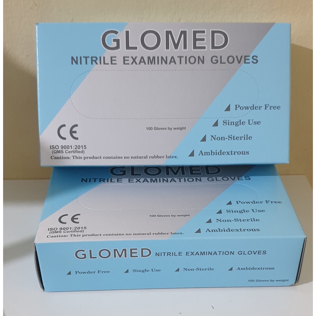 LBT Glomed Nitrile gloves(100PCS/BOX) Medium and Large Shopee Philippines
