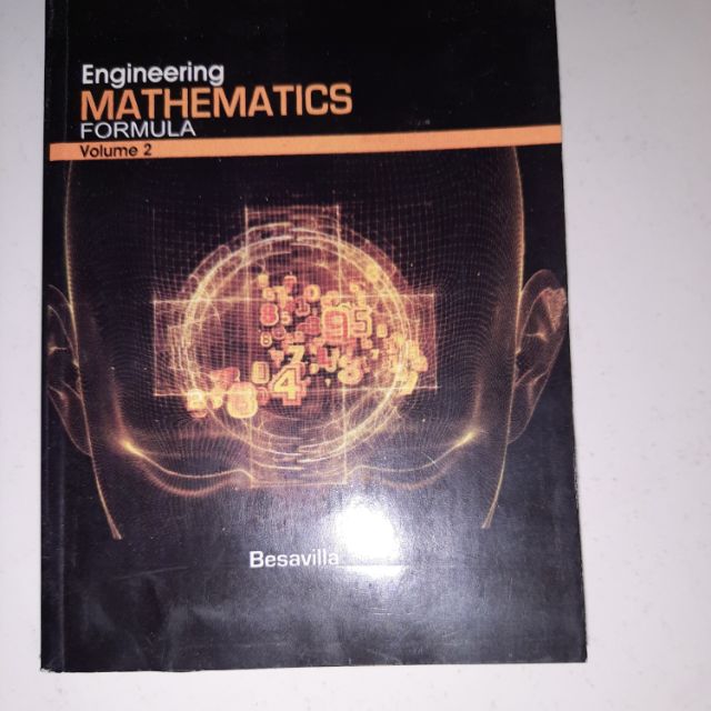 Engineering mathematics formulas vol 2 besavilla shopee philippines