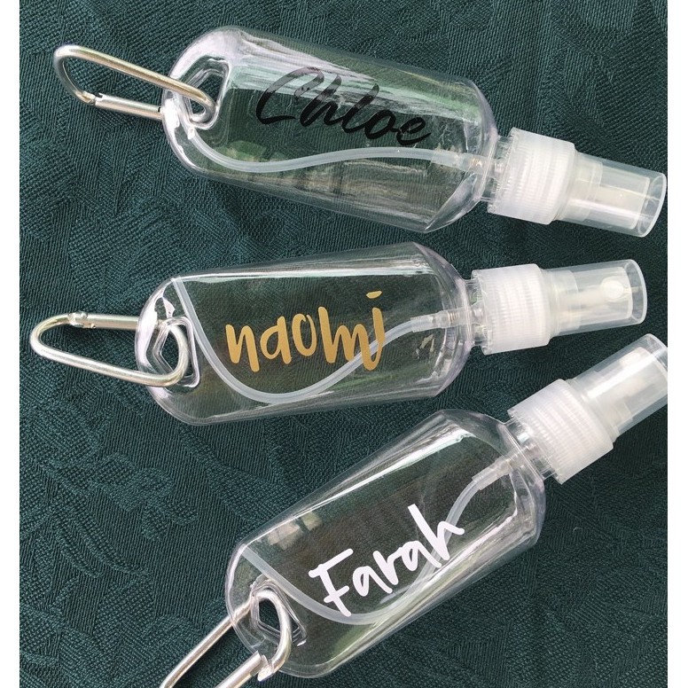 SPRAY BOTTLE KEYCHAIN PLAIN 50ml Shopee Philippines