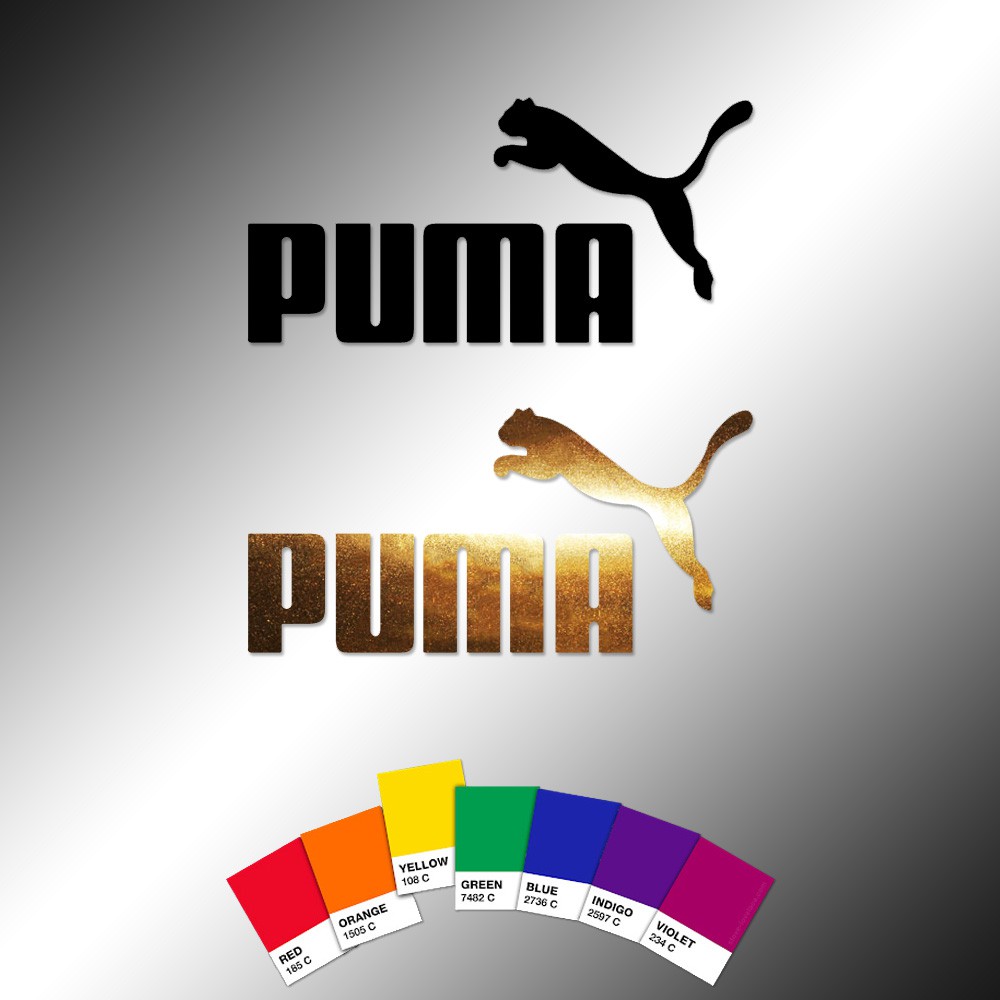 Stickers | (2) Puma Logo | Weathe Proof Die-cut Decals | Sports ...