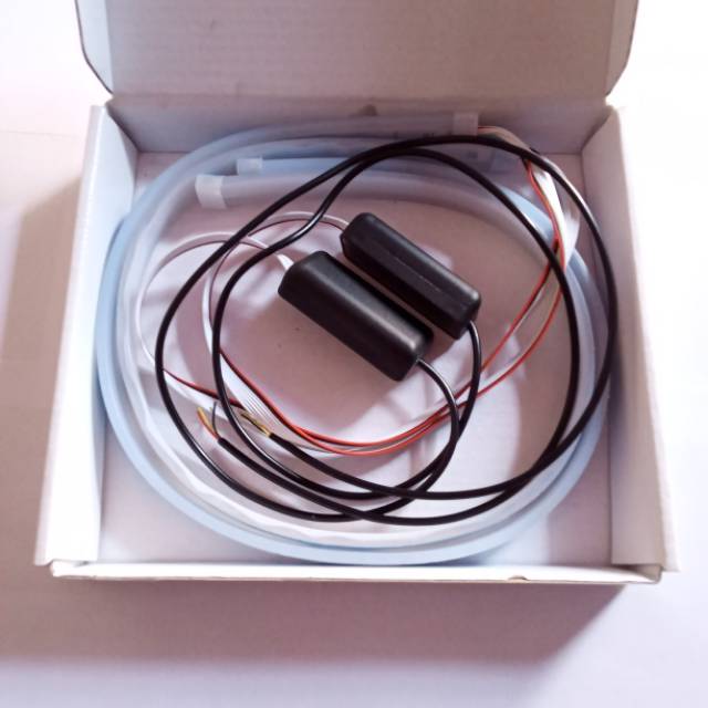 Flexible DRL Led Lights / Eyebrow 2 Colors 30 cm | Shopee Philippines