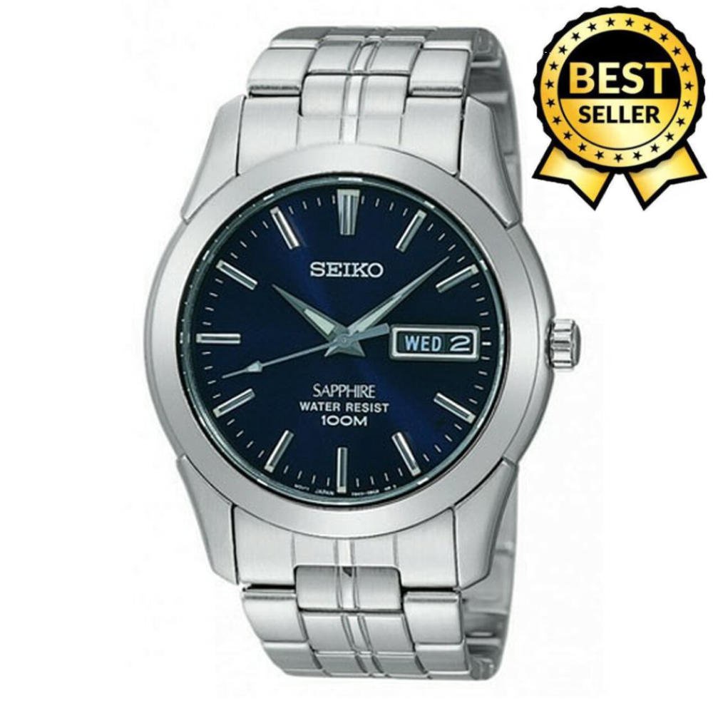 Seiko sapphire water resist 100m sale