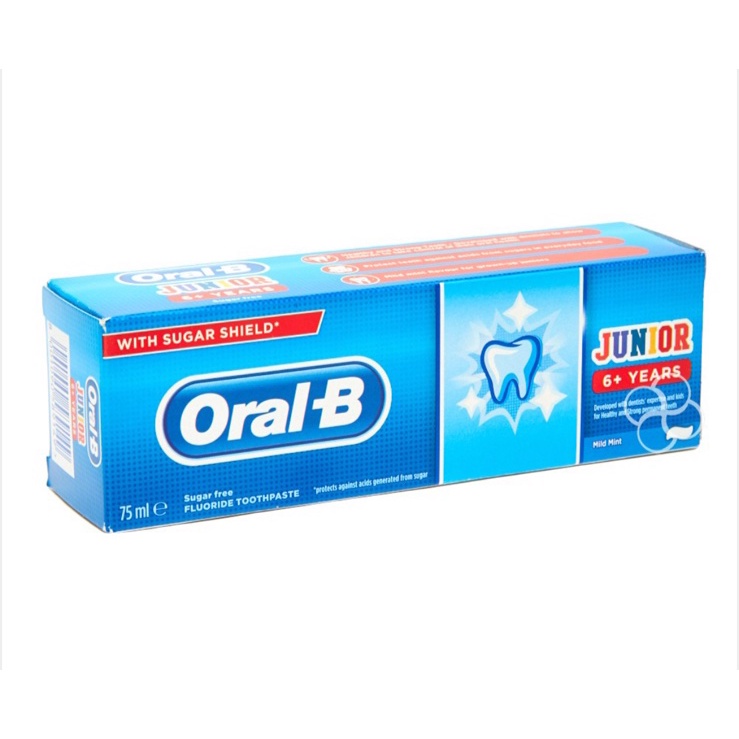 Oral B Jr 6+ Kids Toothpaste 75ml | Shopee Philippines