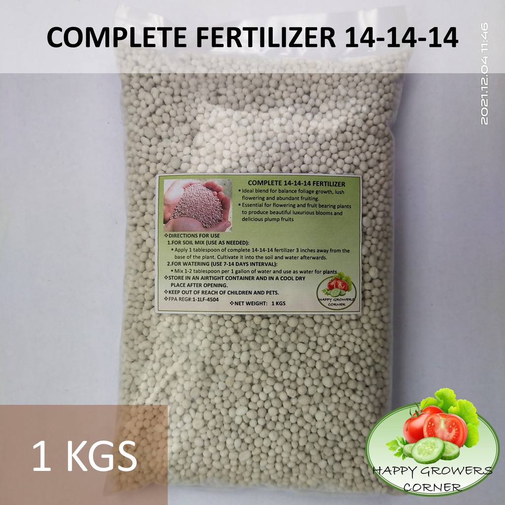 141414 Complete Fertilizer (1KG & 500g) Shopee Philippines