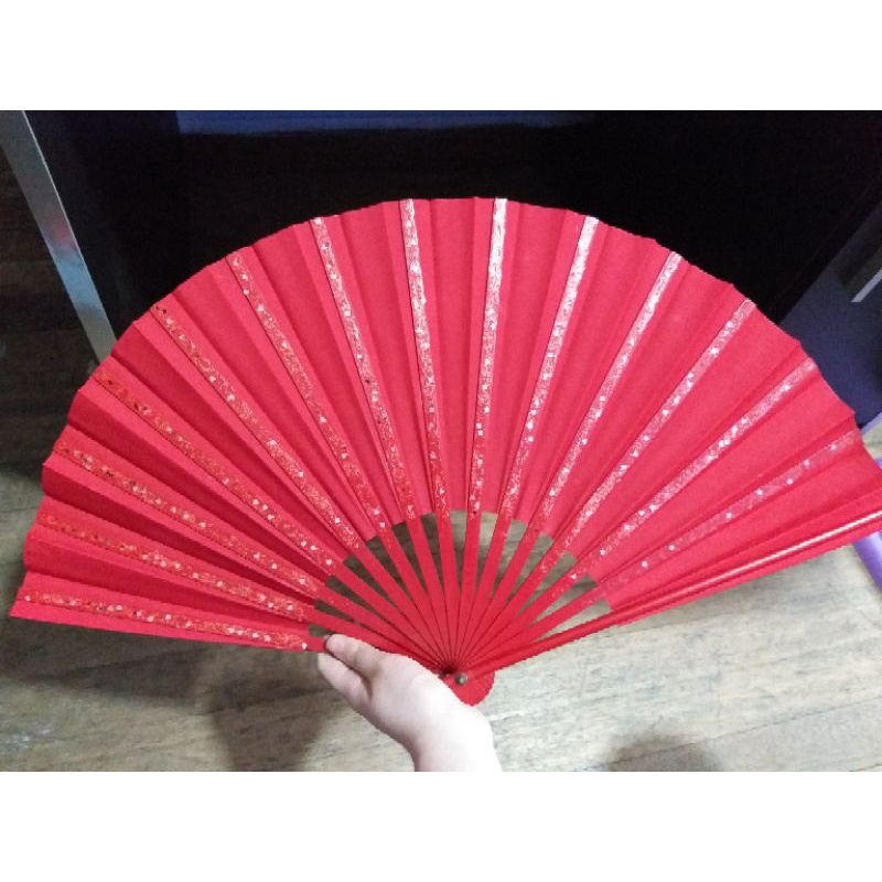 Large Red Hand Fan!! | Shopee Philippines