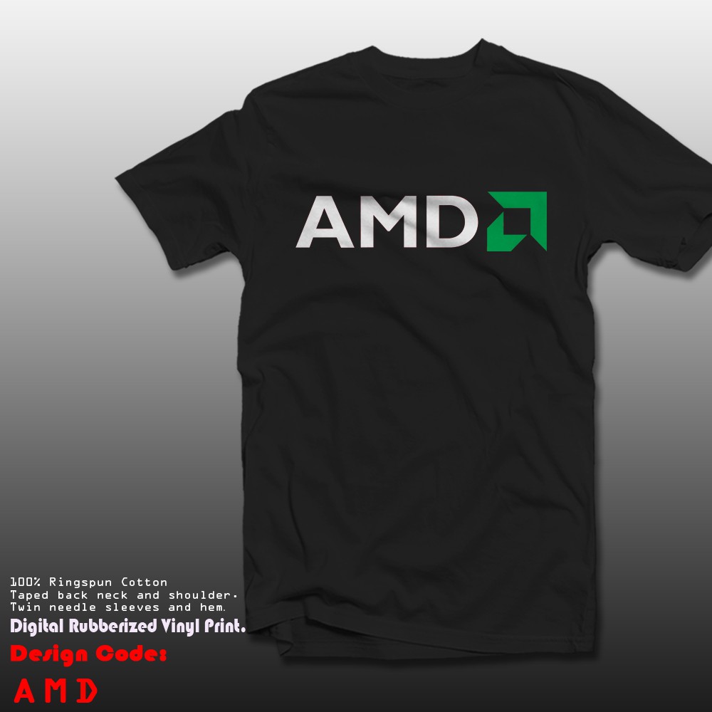Gifo Shopee Tech Geek AMD Shirt | Shopee Philippines