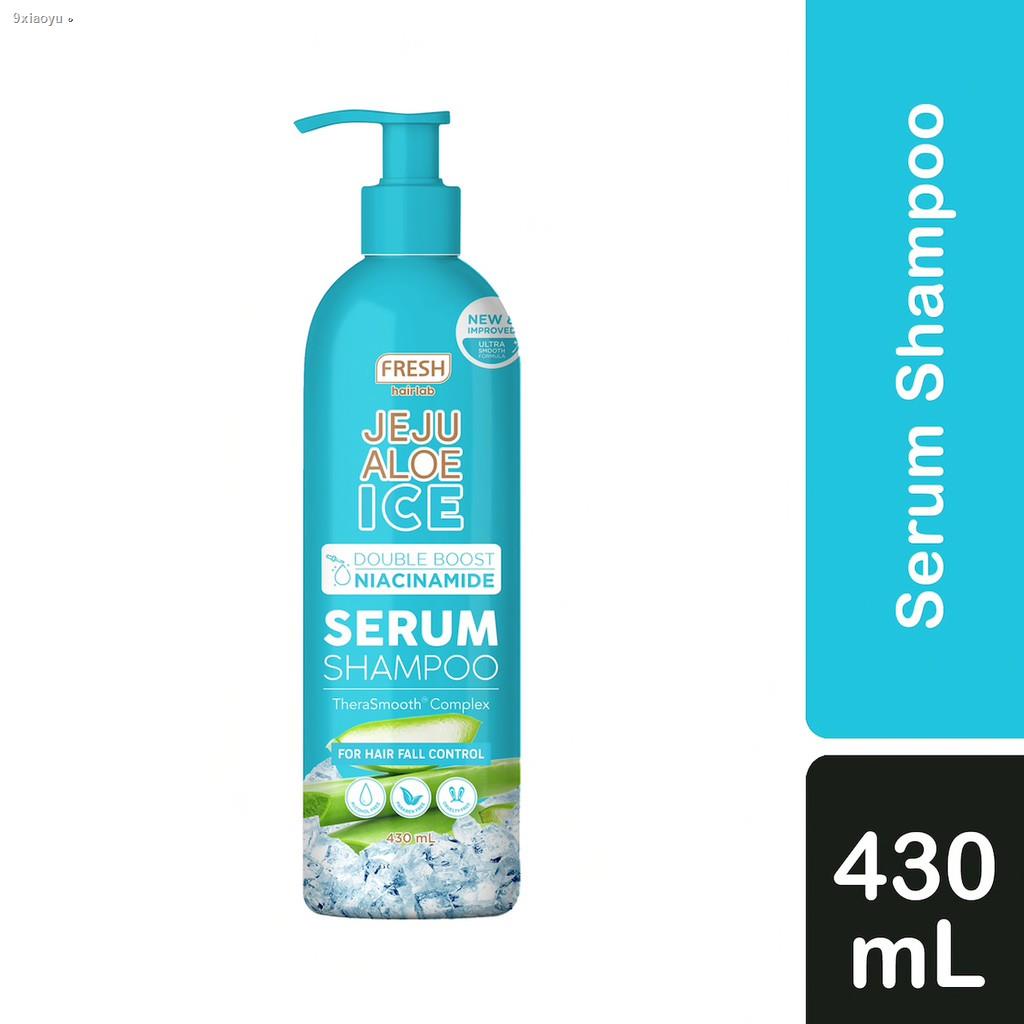 FRESH Hairlab Jeju Aloe Ice Double Boost Niacinamide Serum Shampoo 430ml Shopee Philippines
