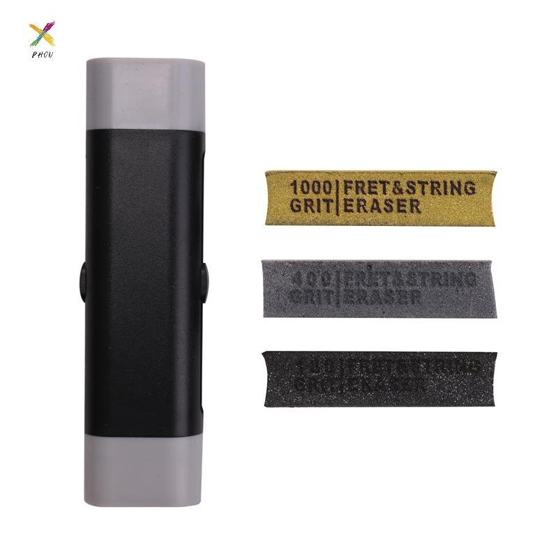 Fret Erasers Kit for Guitar,Fret ing Cleaner,Frets Tools,Guitar String ...