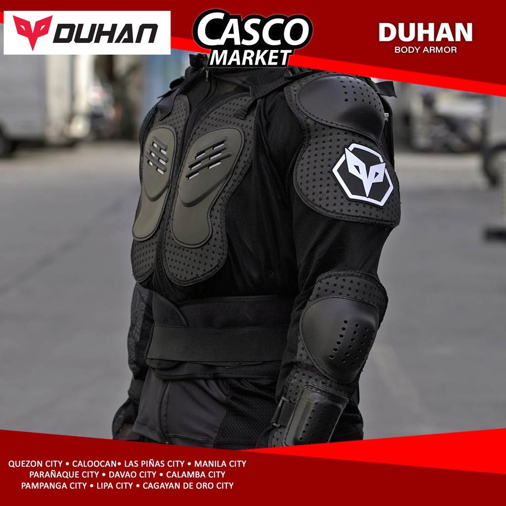 DUHAN Moto Fox Armor Motorcross Mx off road gear adjustable Full Body Armor Jacket motocros Shopee Philippines