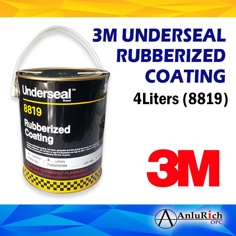 3M Underseal Rubberized Coating, 4Liters (8819) Shopee Philippines