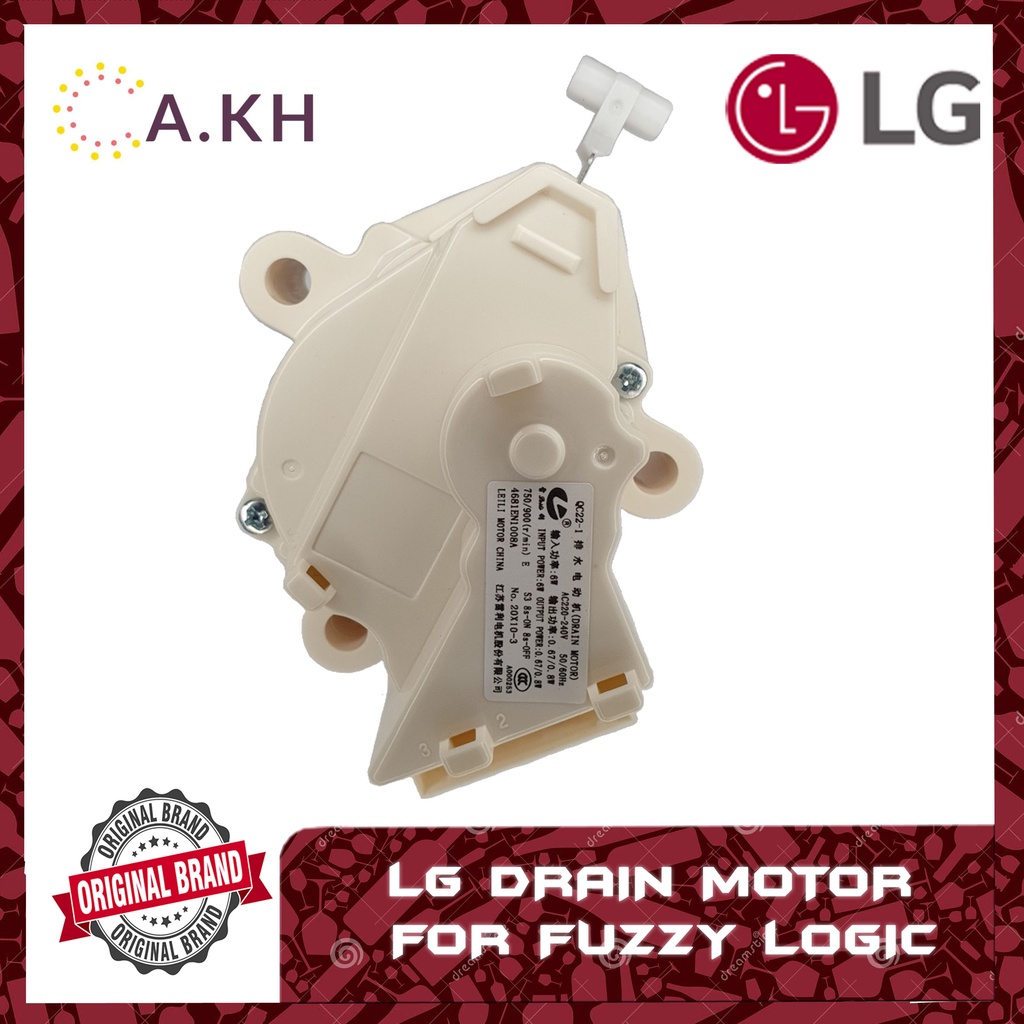 DRAIN MOTOR LG FUZZY LOGIC AUTOMATIC QC221 REPLACEMENT TOP LOAD
