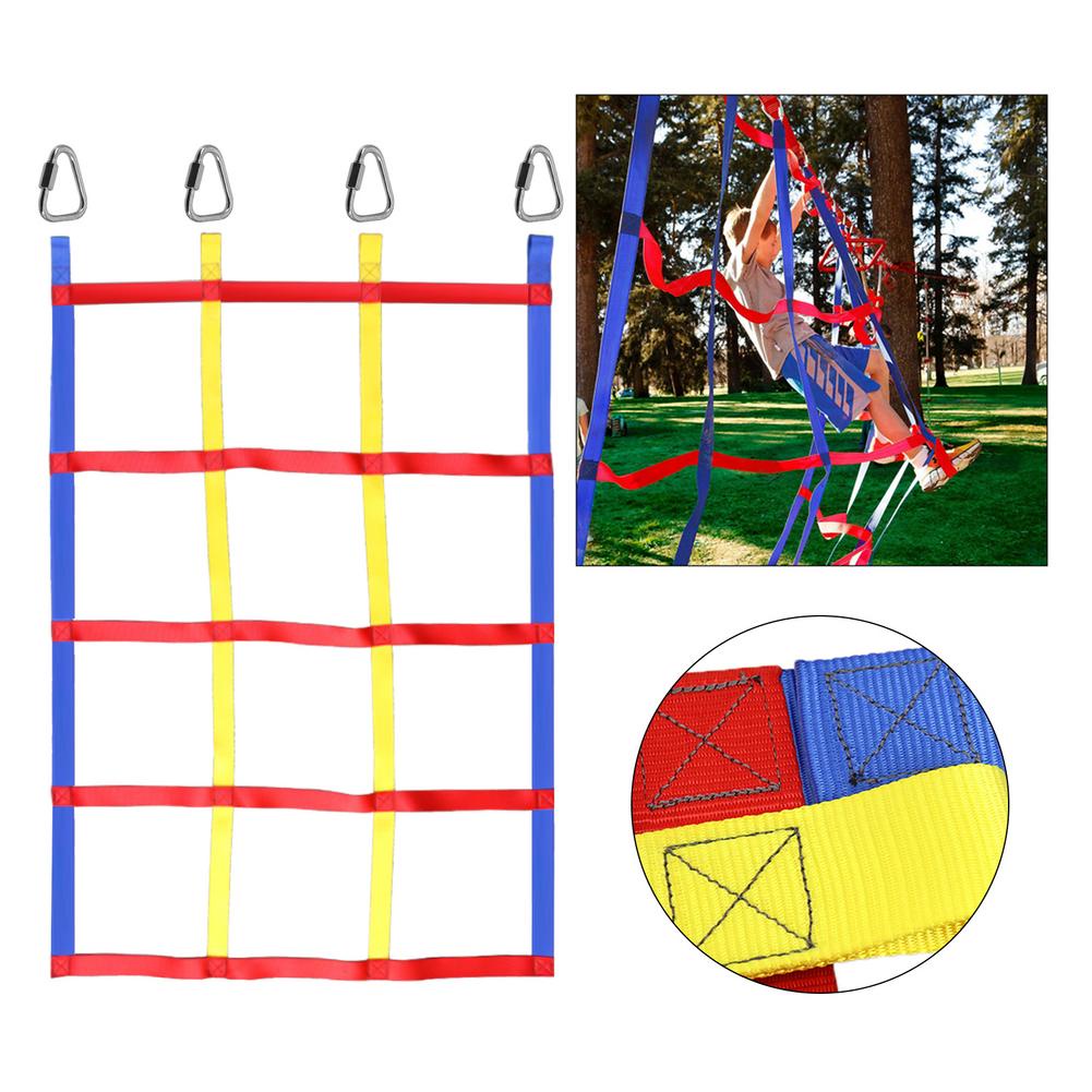 Kids Ninja Net Polyester Climbing Cargo Net Rope Ladder for Children ...