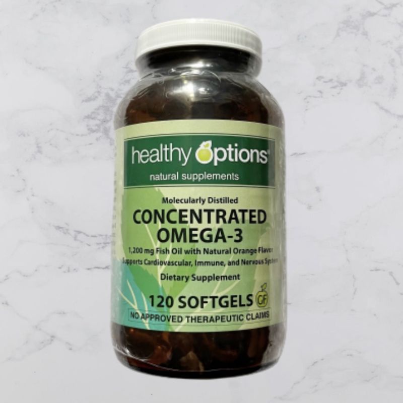 Healthy Options Concentrated Omega 3 1200mg