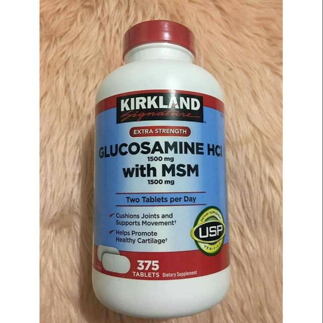 Glucosamine HCI with MSM (375 Tabs) Shopee Philippines