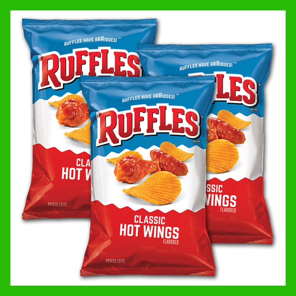 Ruffles Classic Hot Wings Flavored Potato Chips 184.2g Shopee Philippines