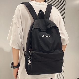 Schoolbag Girl Korean Version, Campus Junior High School High School  Student Backpack New Trendy Backpack/Black 