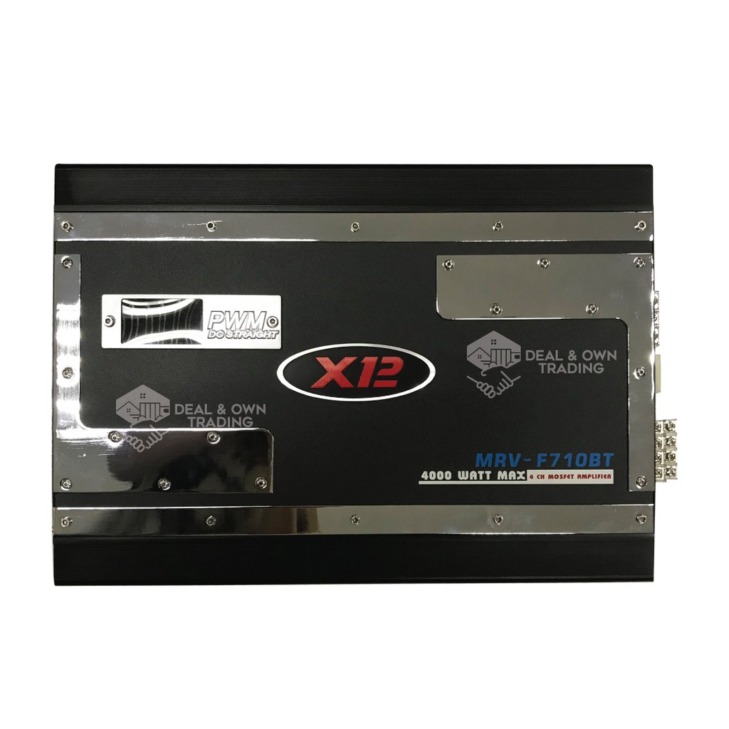 X12 MRV-F710BT 4 channel mosfet Power Amplifier 4000W | Shopee