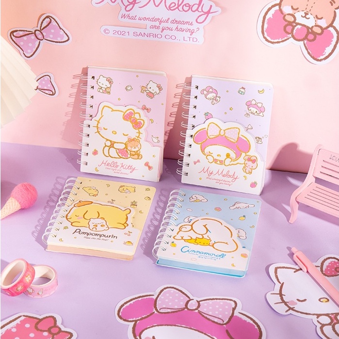 Sanrio series A6 coil Book cute melody notebook cartoon Cinnamoroll ...