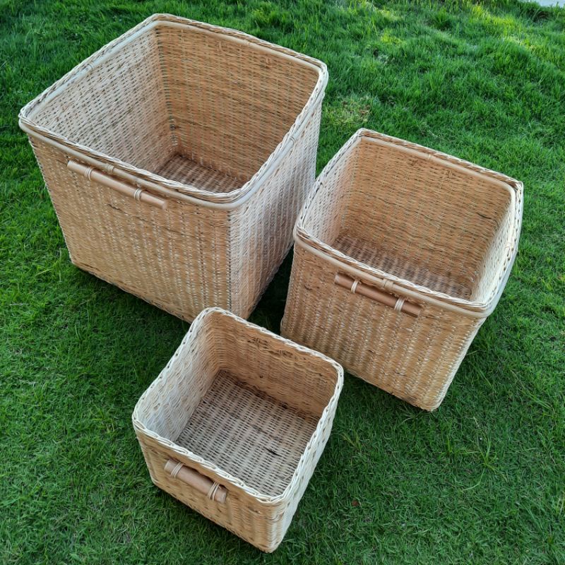 Rattan Storage Box Without Lid | Shopee Philippines