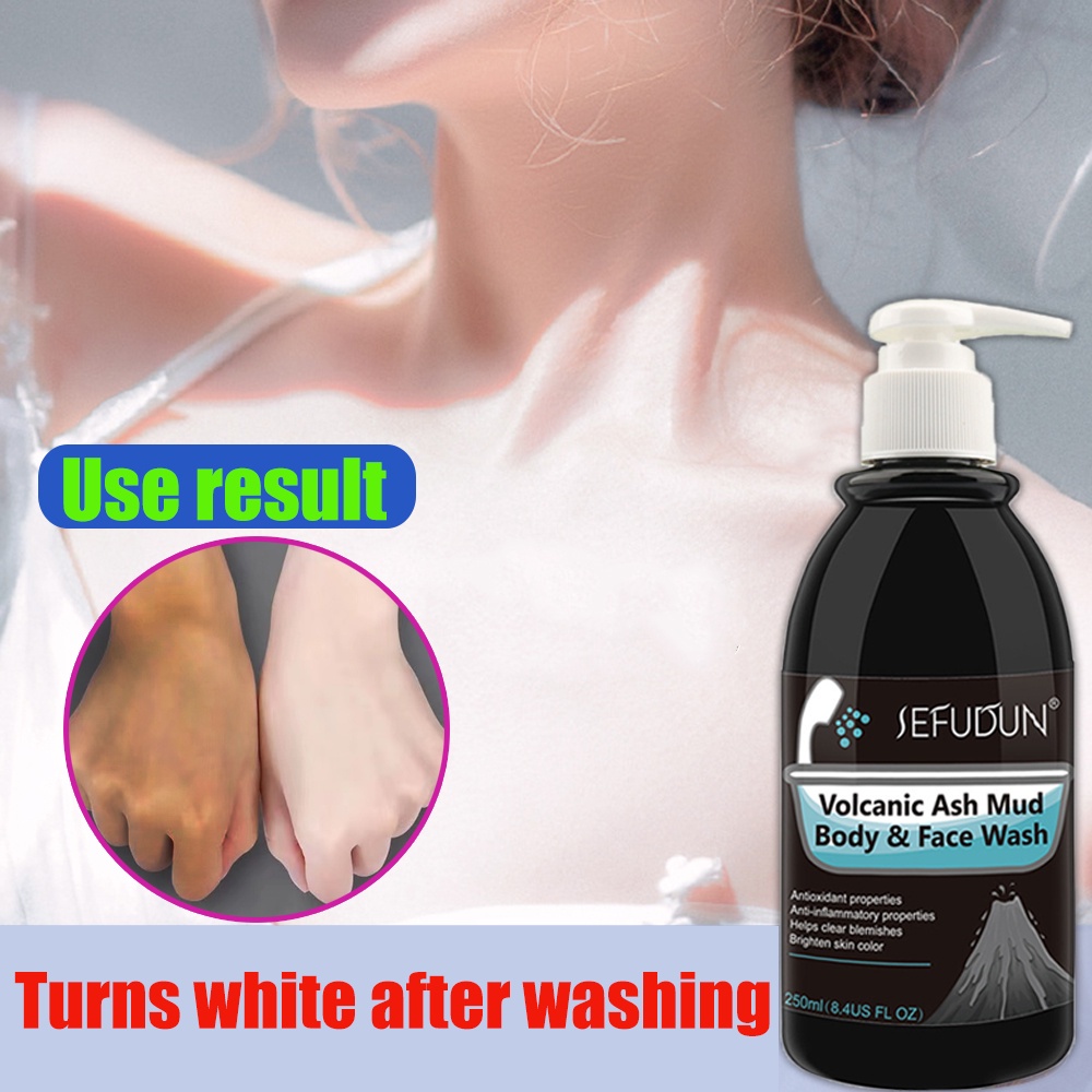 SEFUDUN Whitening Body Wash Volcanic Mud Body Wash Whitening Soap