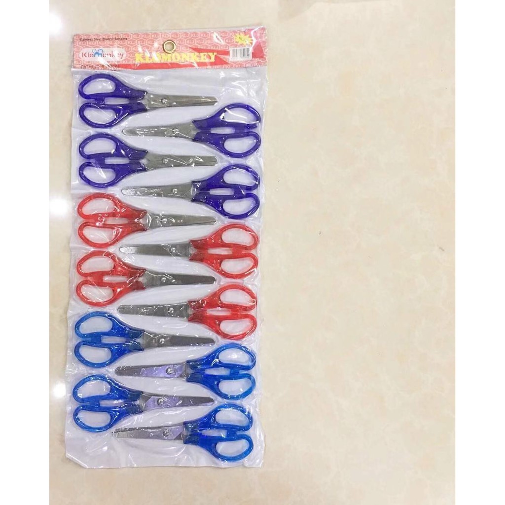 1Pad/12Pcs Scissors school supplies | Shopee Philippines