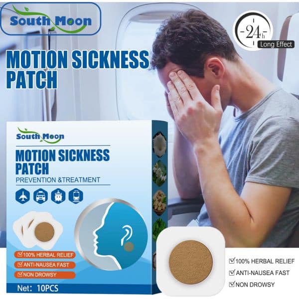 10pcs Motion Sickness Patch for Morning Sickness Travel & Car Sickness ...