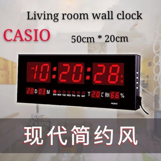 Casio Large Digital Display Led Wall Clock High Quality Shopee Philippines