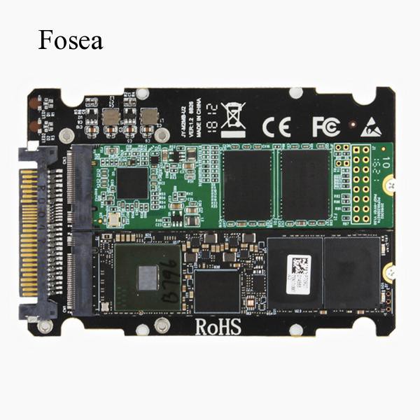 Fosea In M Nvme Sata Bus Ngff Ssd To Pci E U Sff Adapter Pcie Converter Expansion