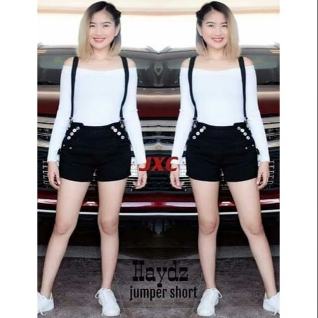 Jumper hot sale shorts black