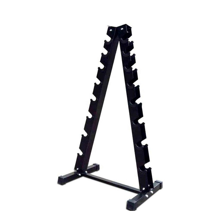 8 Layer Hex Dumbbell Tree Rack Holds 16pcs Dumbbells A frame Type ...