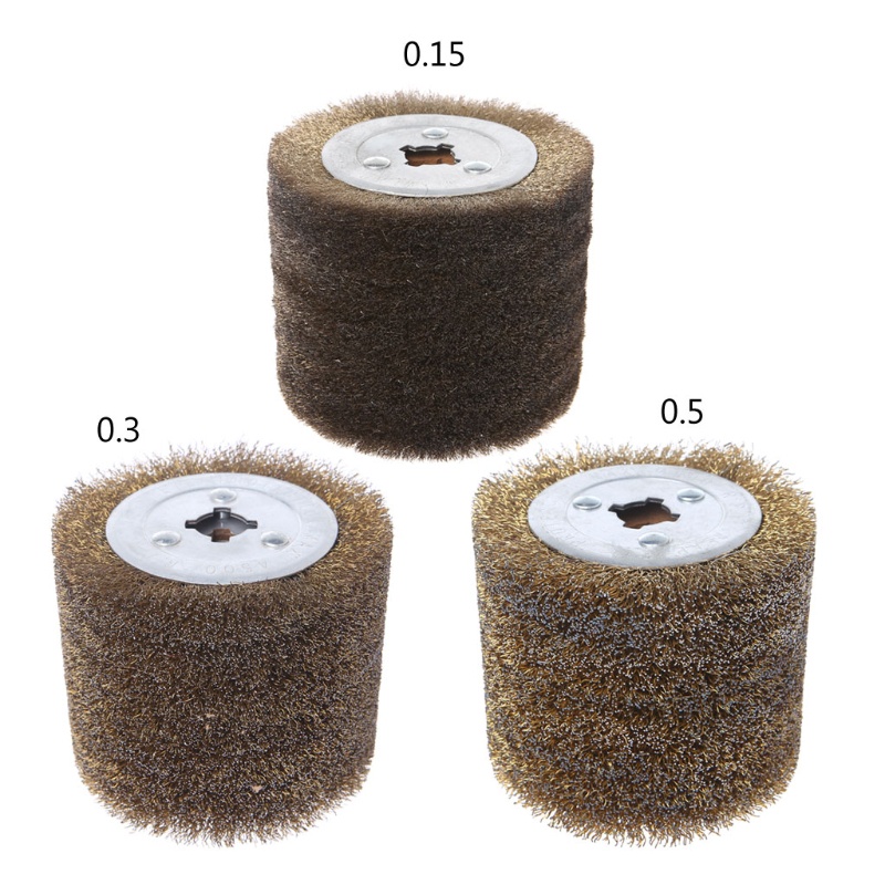 Hrtyvhin Deburring Abrasive Stainless Steel Wire Round Brush Polishing ...