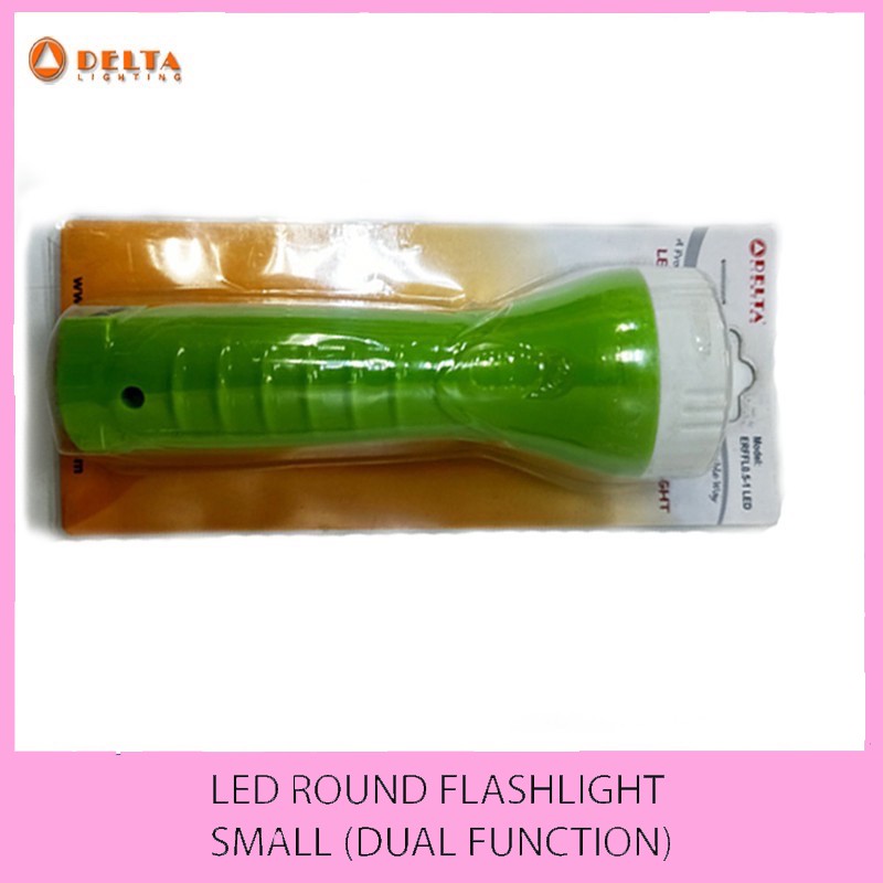 Delta Lighting LED Round Flashlight Small (Dual Function) | Shopee ...