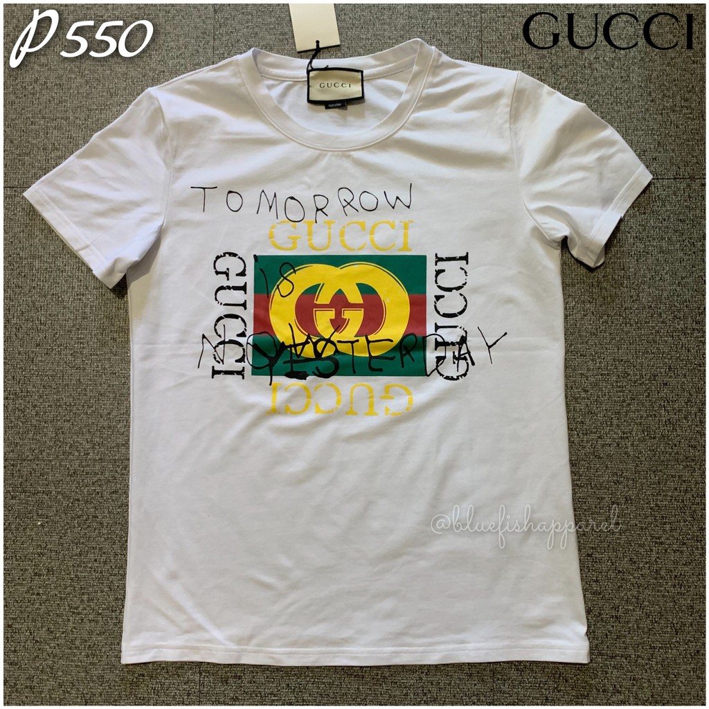 Gucci t shirt store tomorrow is yesterday