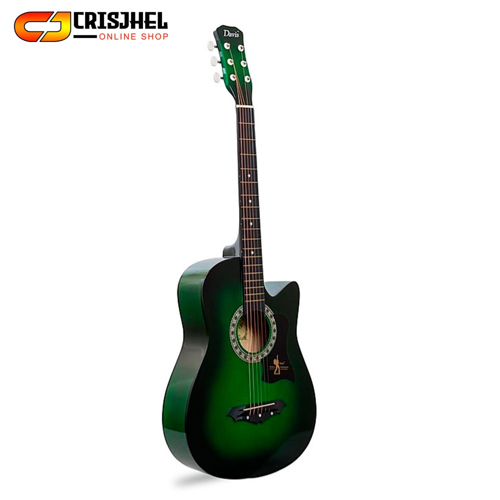 Green deals guitar acoustic