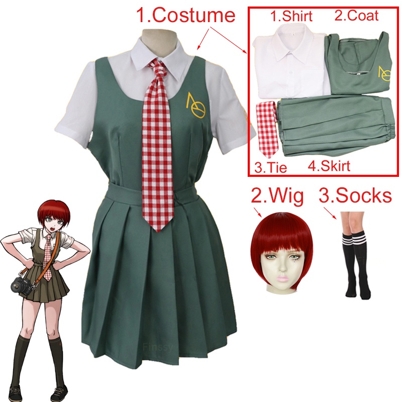 Anime Costumes Danganronpa Koizumi Mahiru Cosplay Costume High School ...