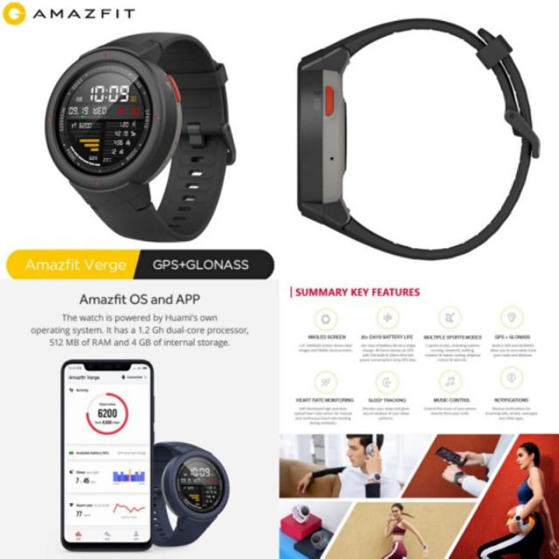 Amazfit Verge Sports SmartWatch Fitness Tracker Shopee Philippines