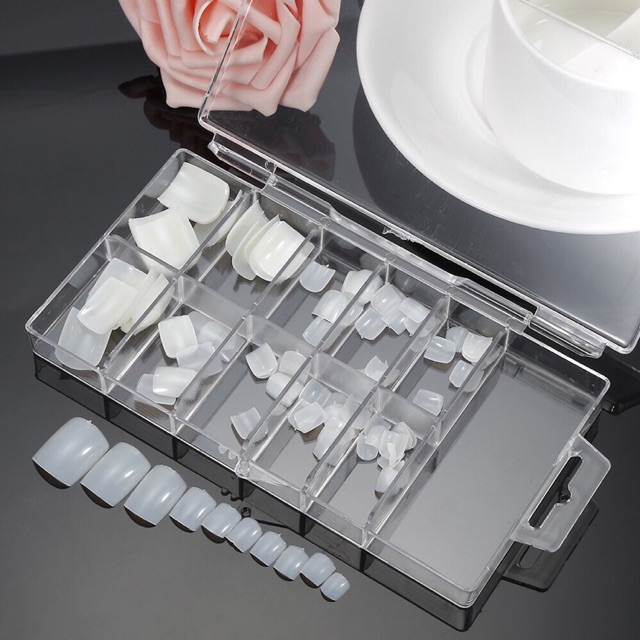 100pcs/box Natural Color Toenails Toe nails | Shopee Philippines