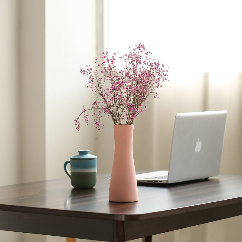 Pasu Keramik Sederhana Kecil Segar Dan Berwarna-warni Ruang Tamu Hiasan