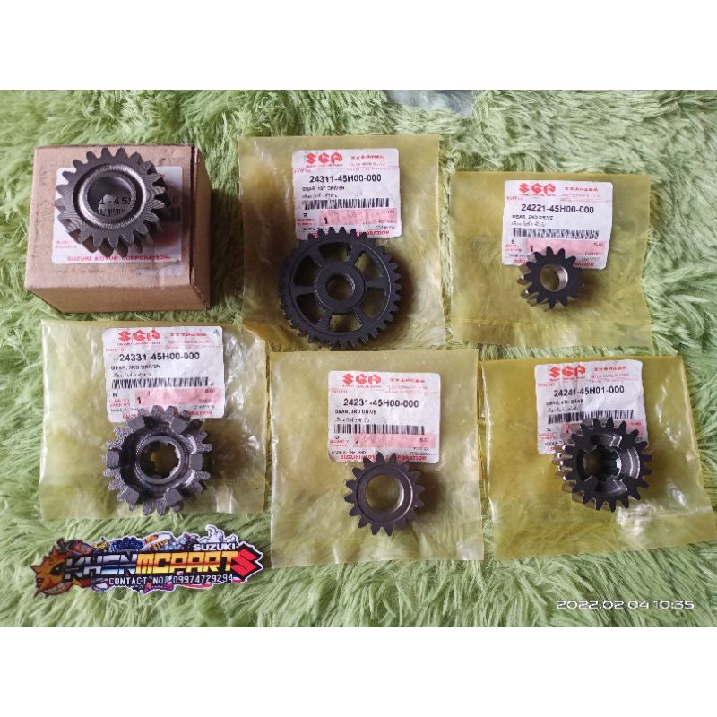 Driven/Drive Gear Smash 115. Suzuki Genuine! | Shopee Philippines