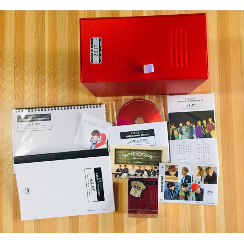 BTS SEASONS GREETINGS 2017 UNSEALED | Shopee Philippines