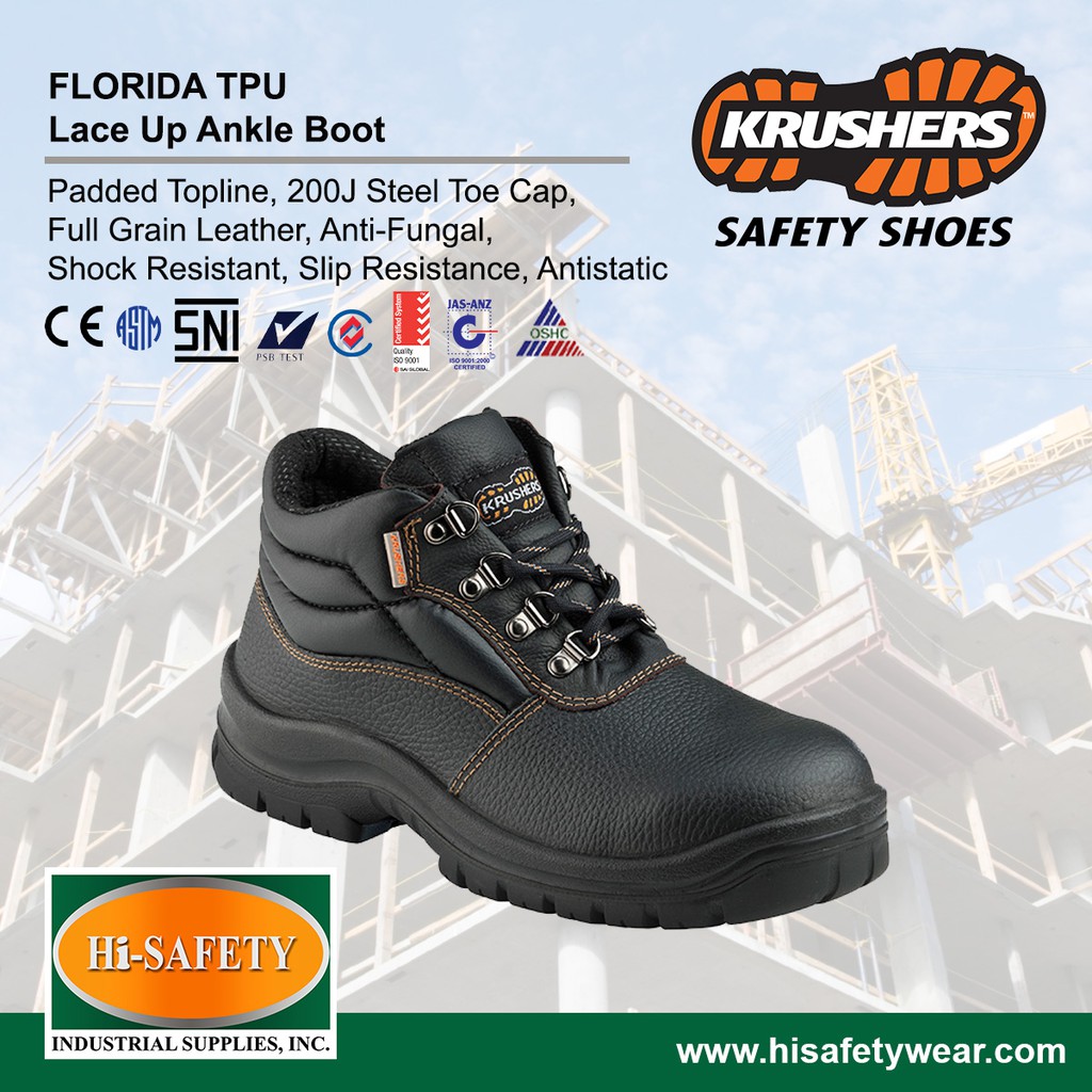 KRUSHERS SAFETY SHOES FLORIDA Shopee Philippines
