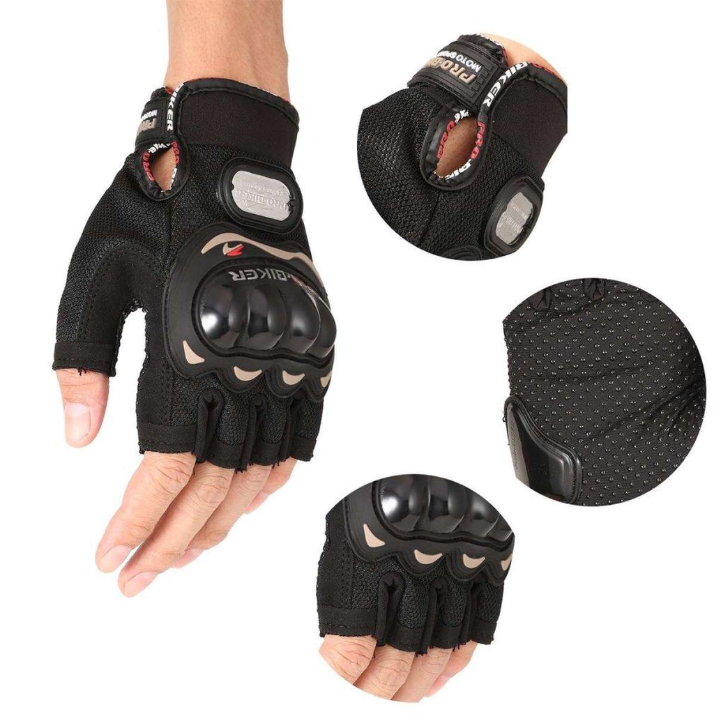 Luisone Motorcycle PRO BIKER Motorcycle Gloves Half Finger