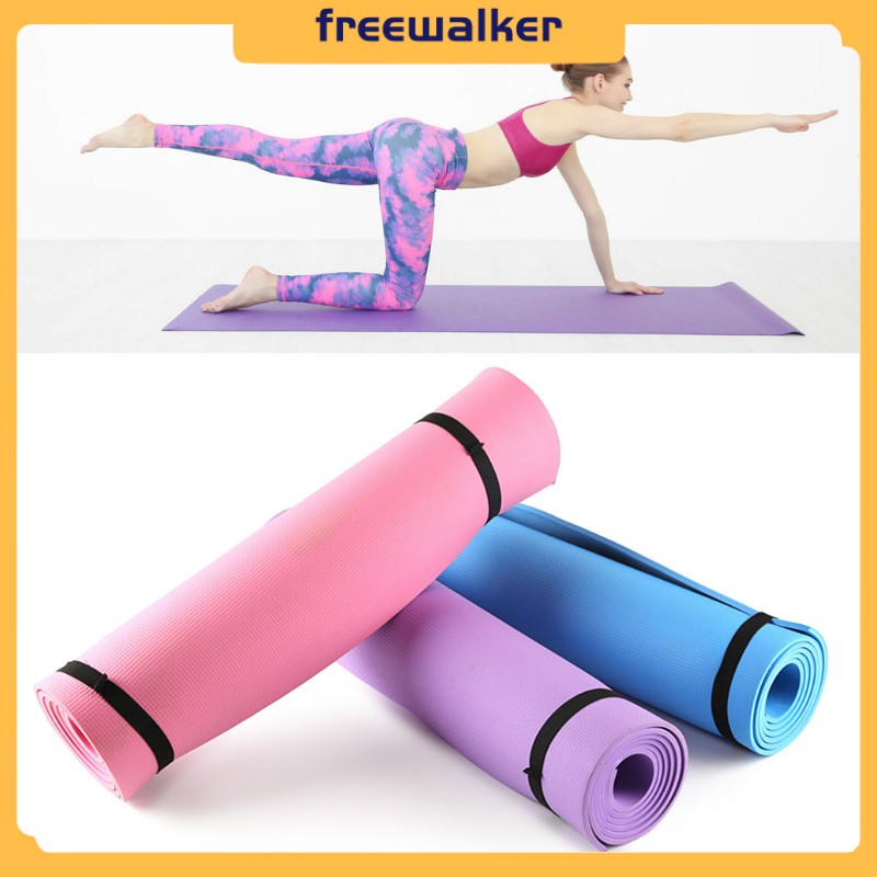 [Lowest&Ready] 6mm Thick EVA Foam Yoga Mat Non Slip Yoga Pilates
