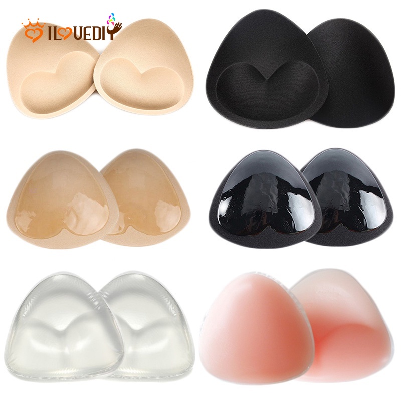 Reusable Silicone invisible bra inserts Pads Push Up Enhancer