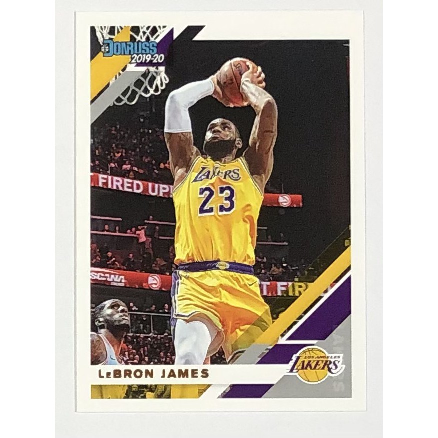 LEBRON JAMES 2019-20 Panini Donruss NBA Card Lakers | Shopee