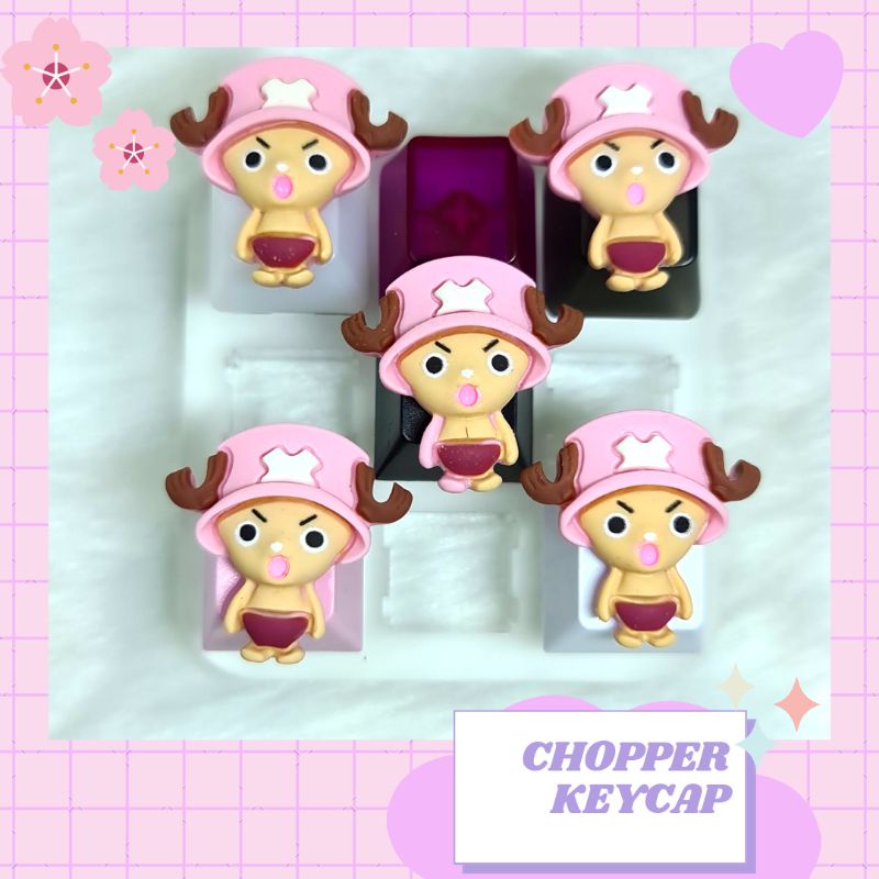 Chopper keycaps artisan keycaps Shopee Philippines