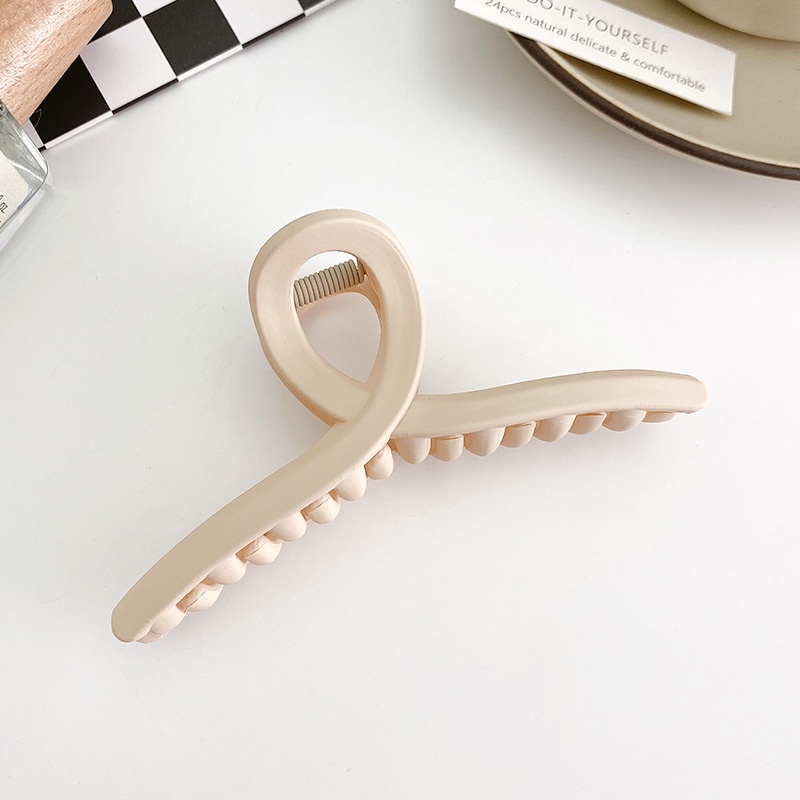 Large Size Girls Hair Clamp Korean Style Fashion Frosted Brown Hair