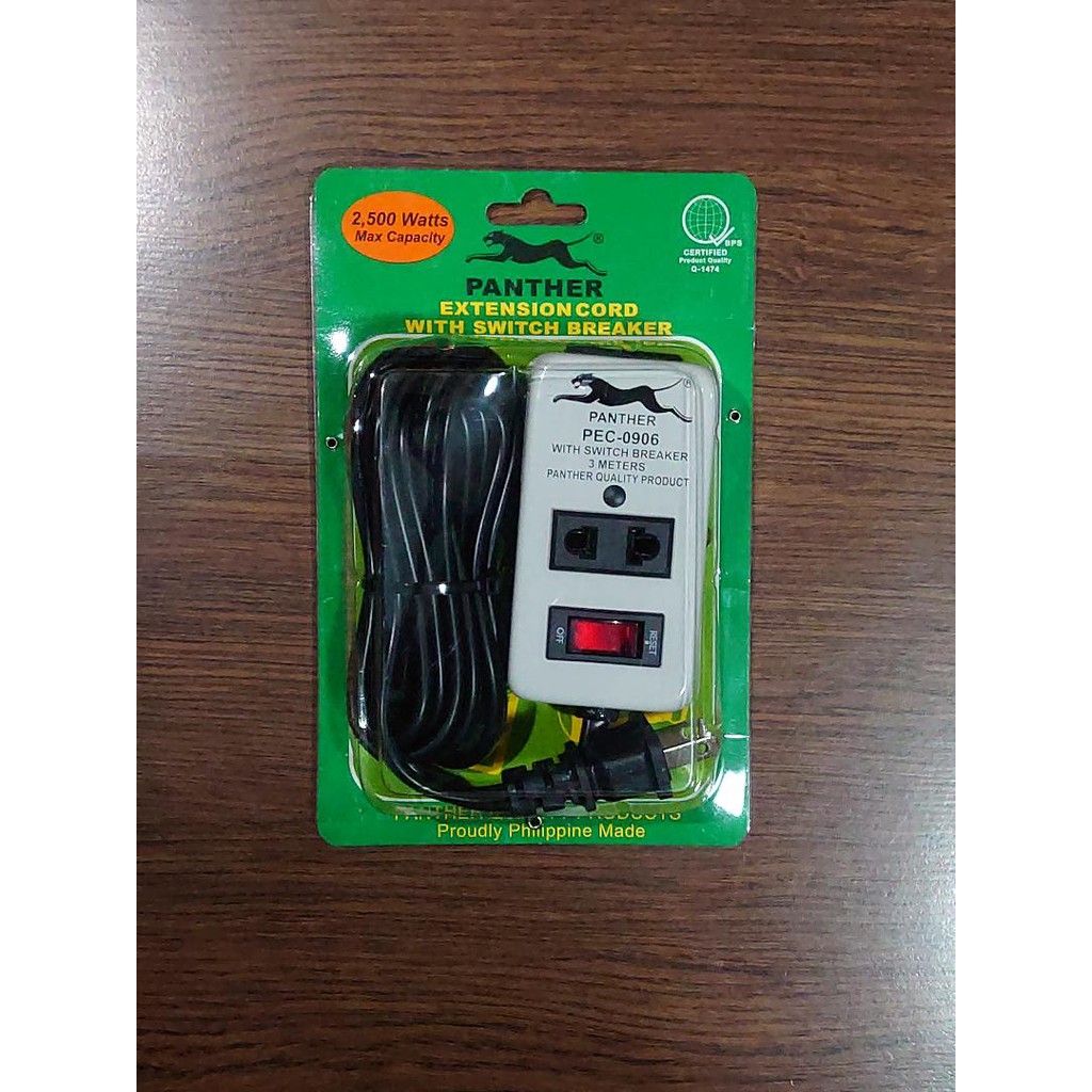 PANTHER Extension Cord (PEC0906) Shopee Philippines