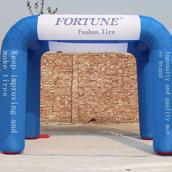 Custom double inflatable arch rainbow door inflatable tent square ...