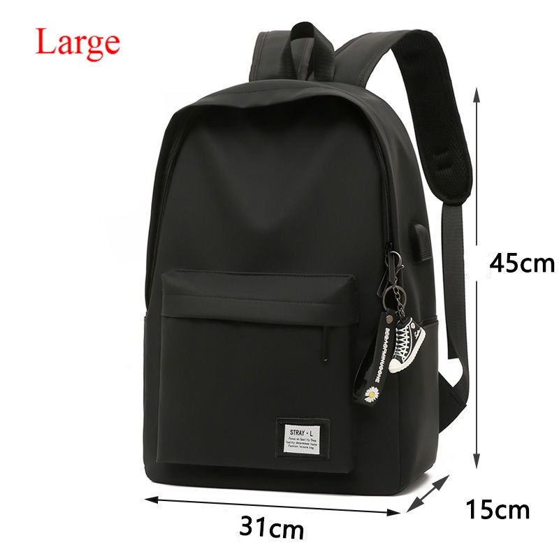 Bag Pack Waterproof Backpack Men Korean style Simple Casual School Bag ...
